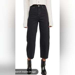 Levi's balloon leg dark washed jeans